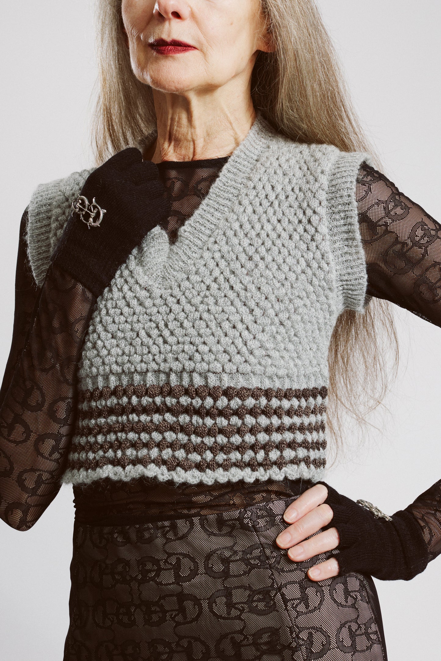 Texture Knit Vest
