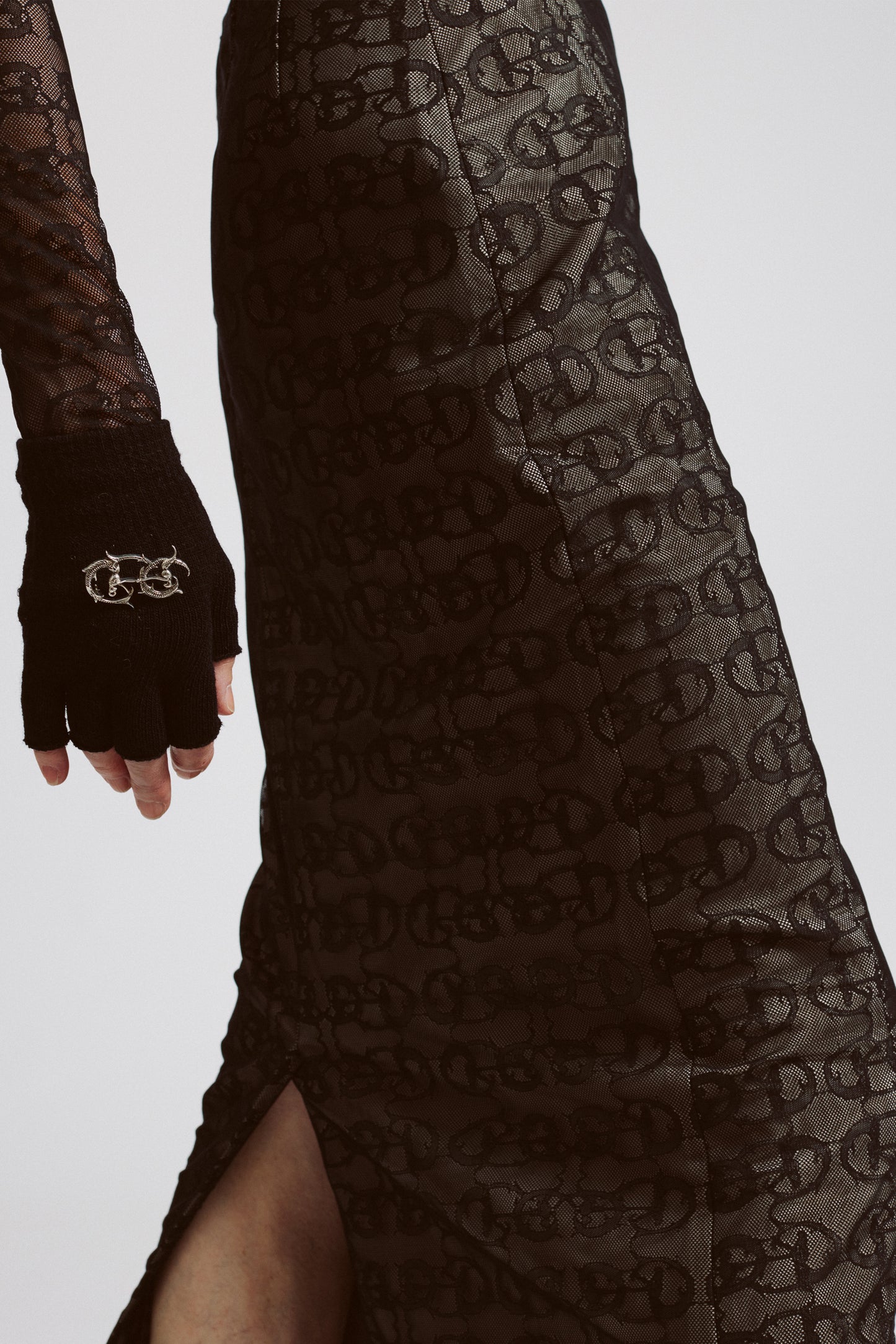 Signature Lace Midi Skirt