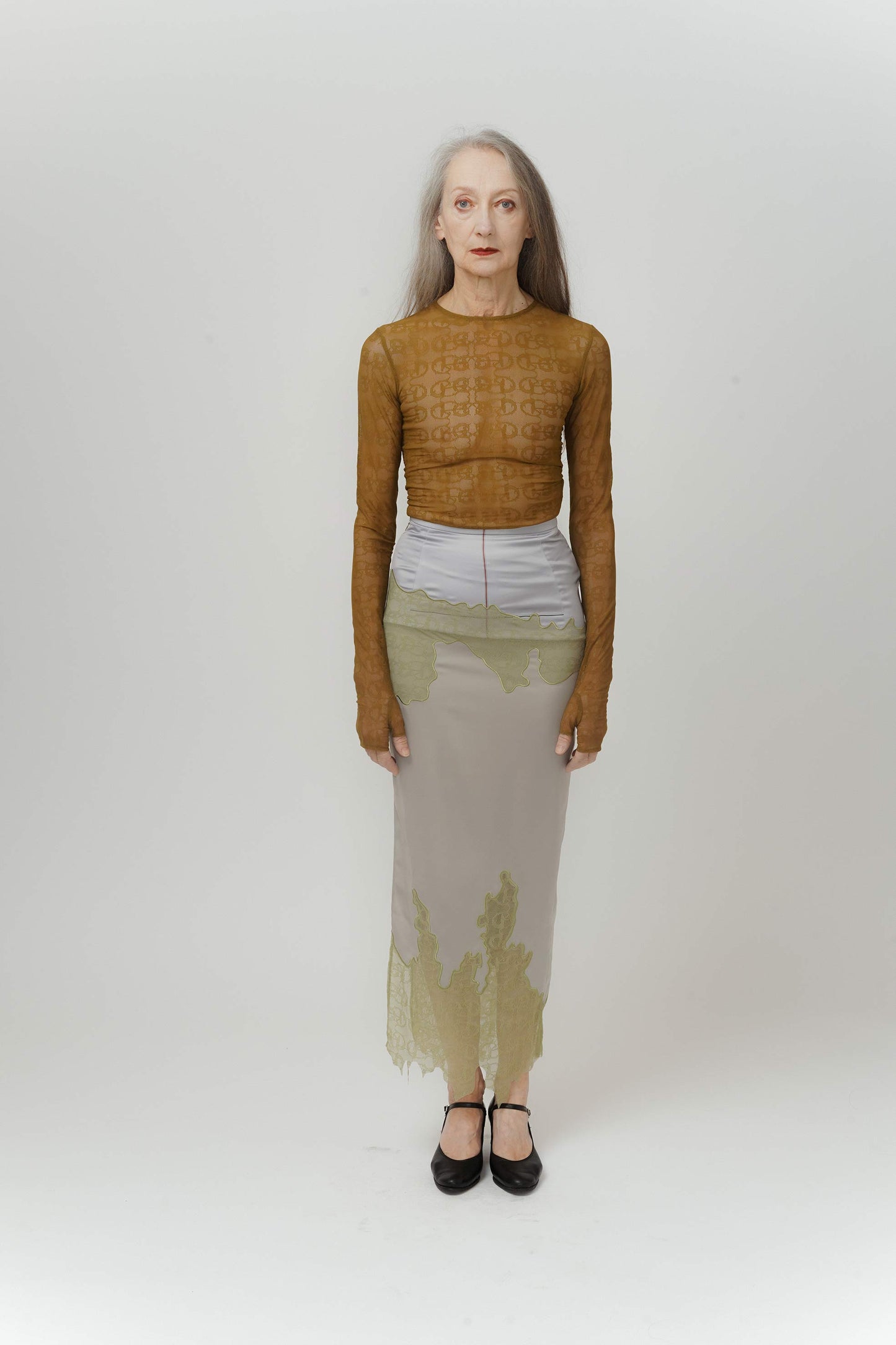 Mermaid Lace Stitched Skirt