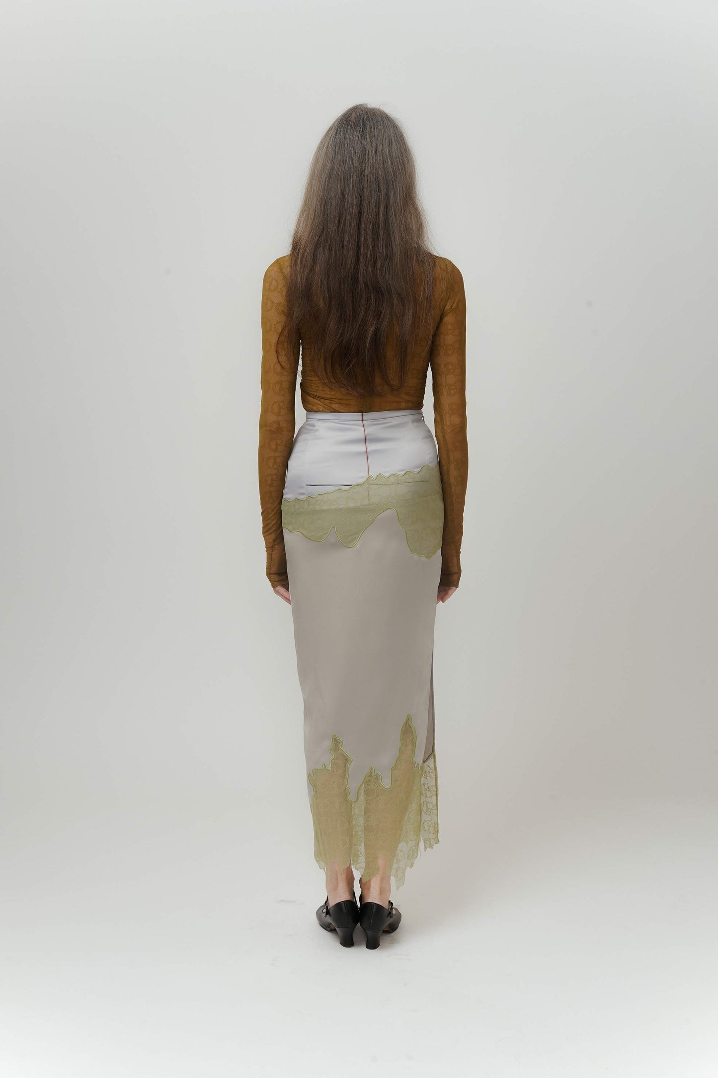 Mermaid Lace Stitched Skirt