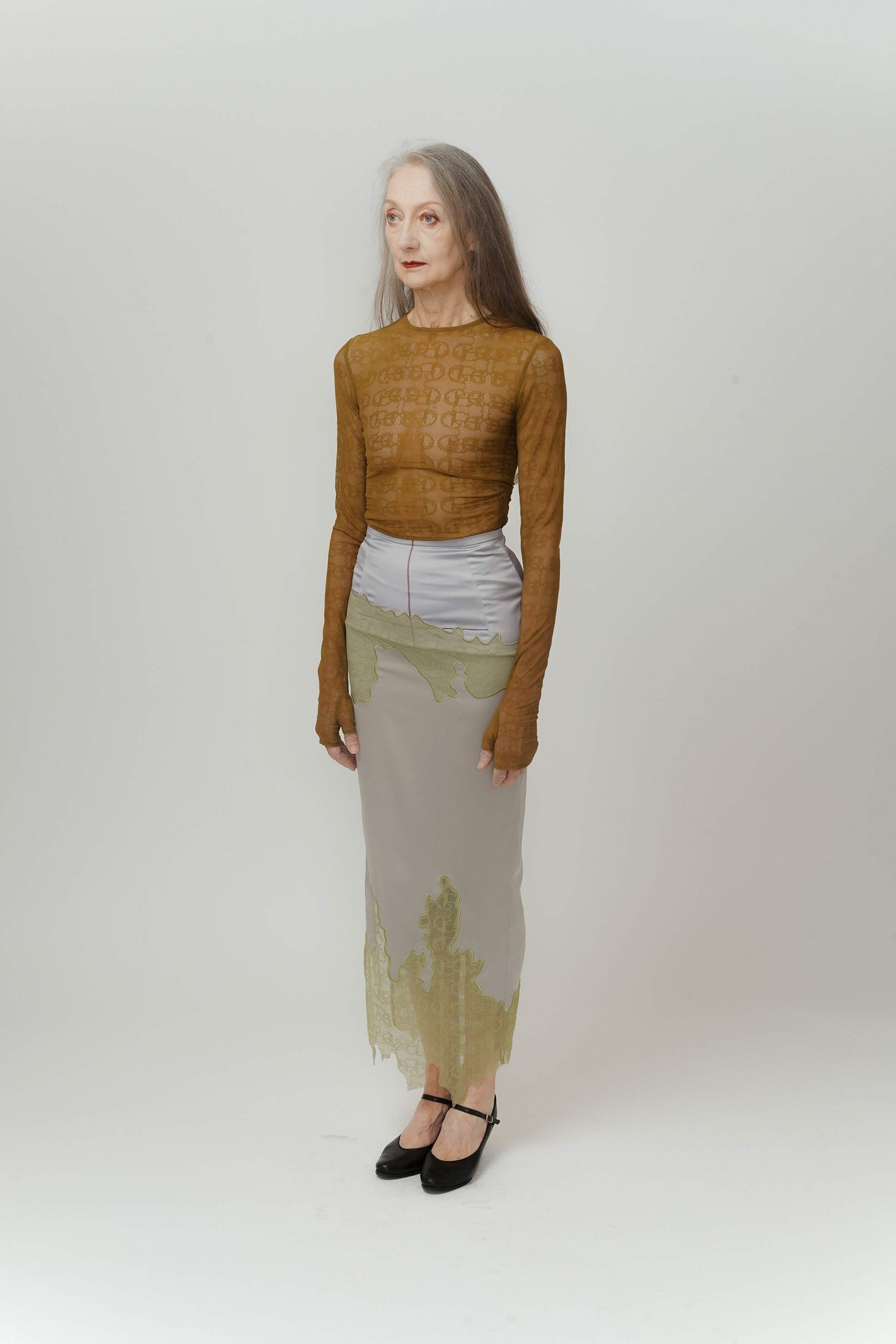 Mermaid Lace Stitched Skirt