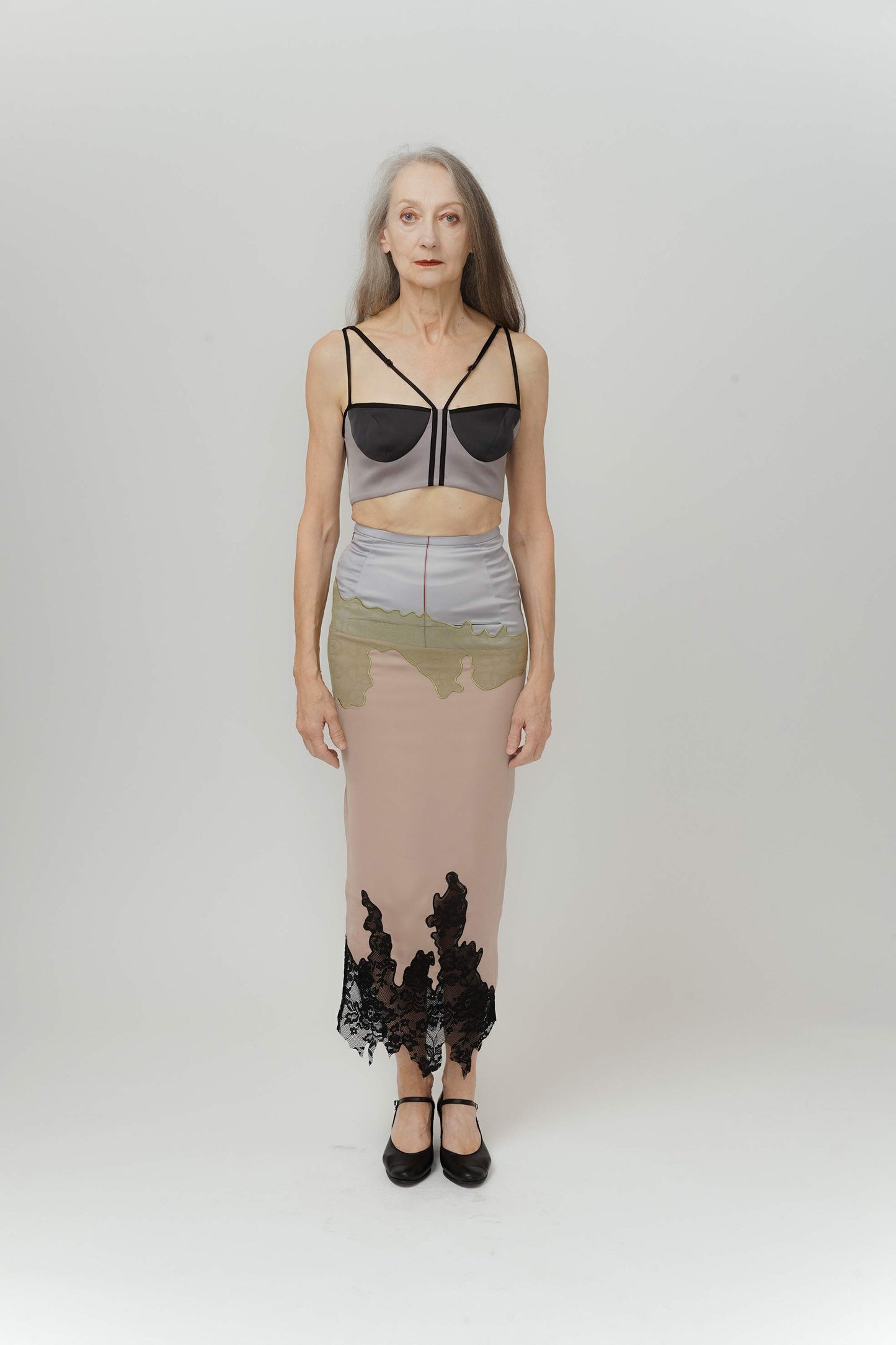 Mermaid Lace Stitched Skirt