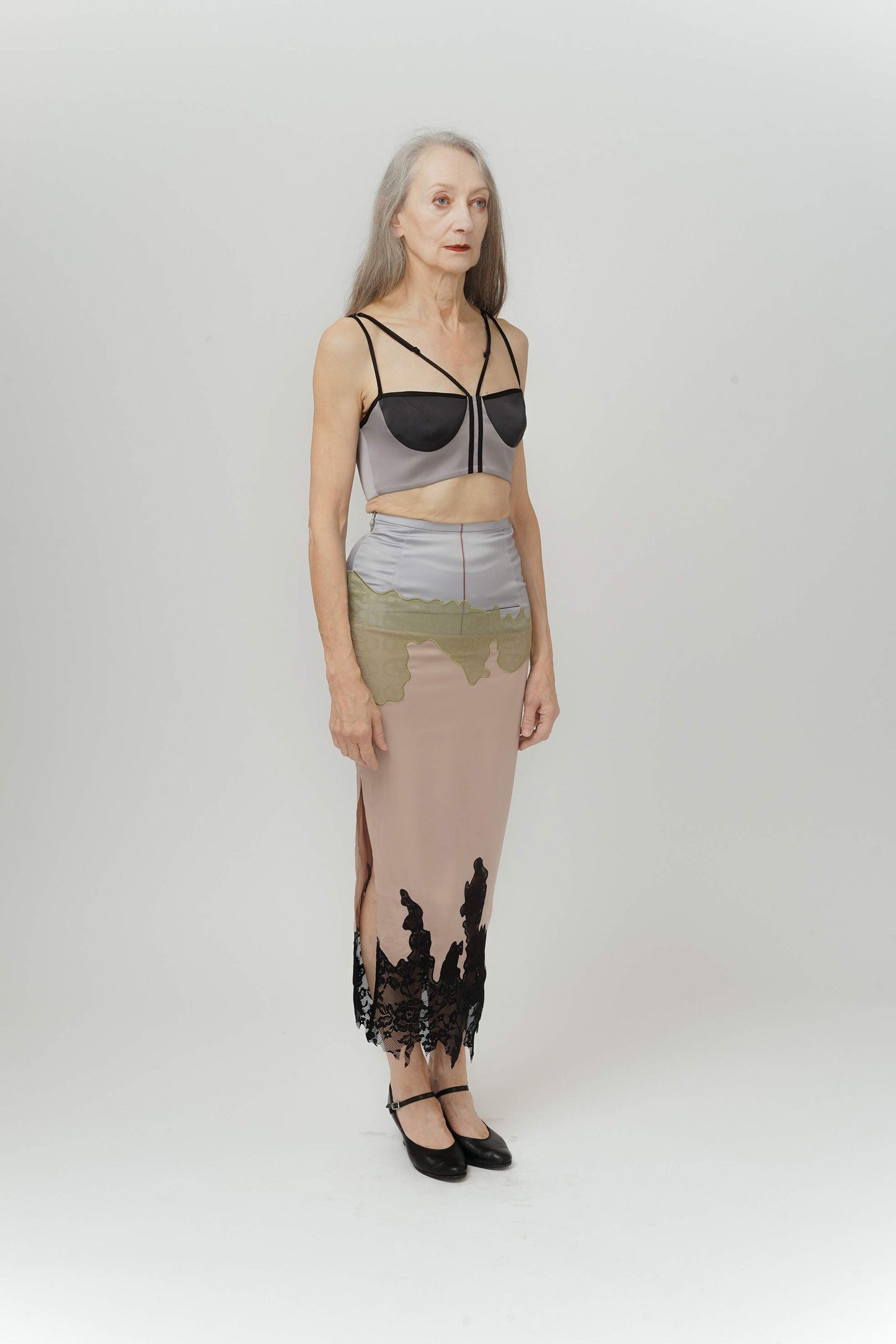 Mermaid Lace Stitched Skirt