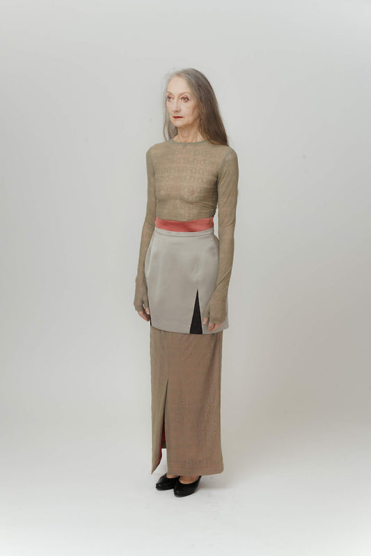 Ultra-high-Waist Skirt