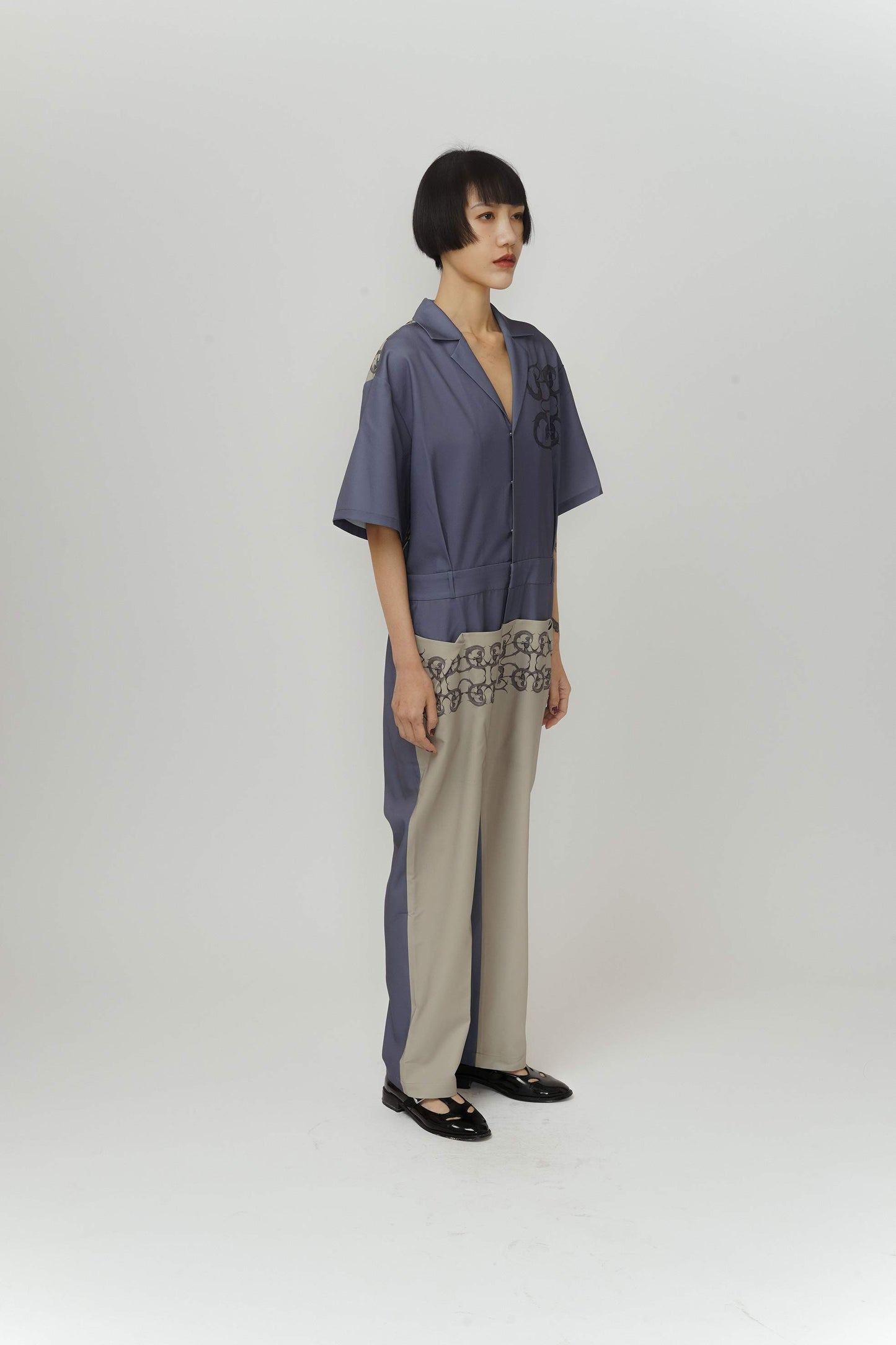 Unisex Mermaid print jumpsuit