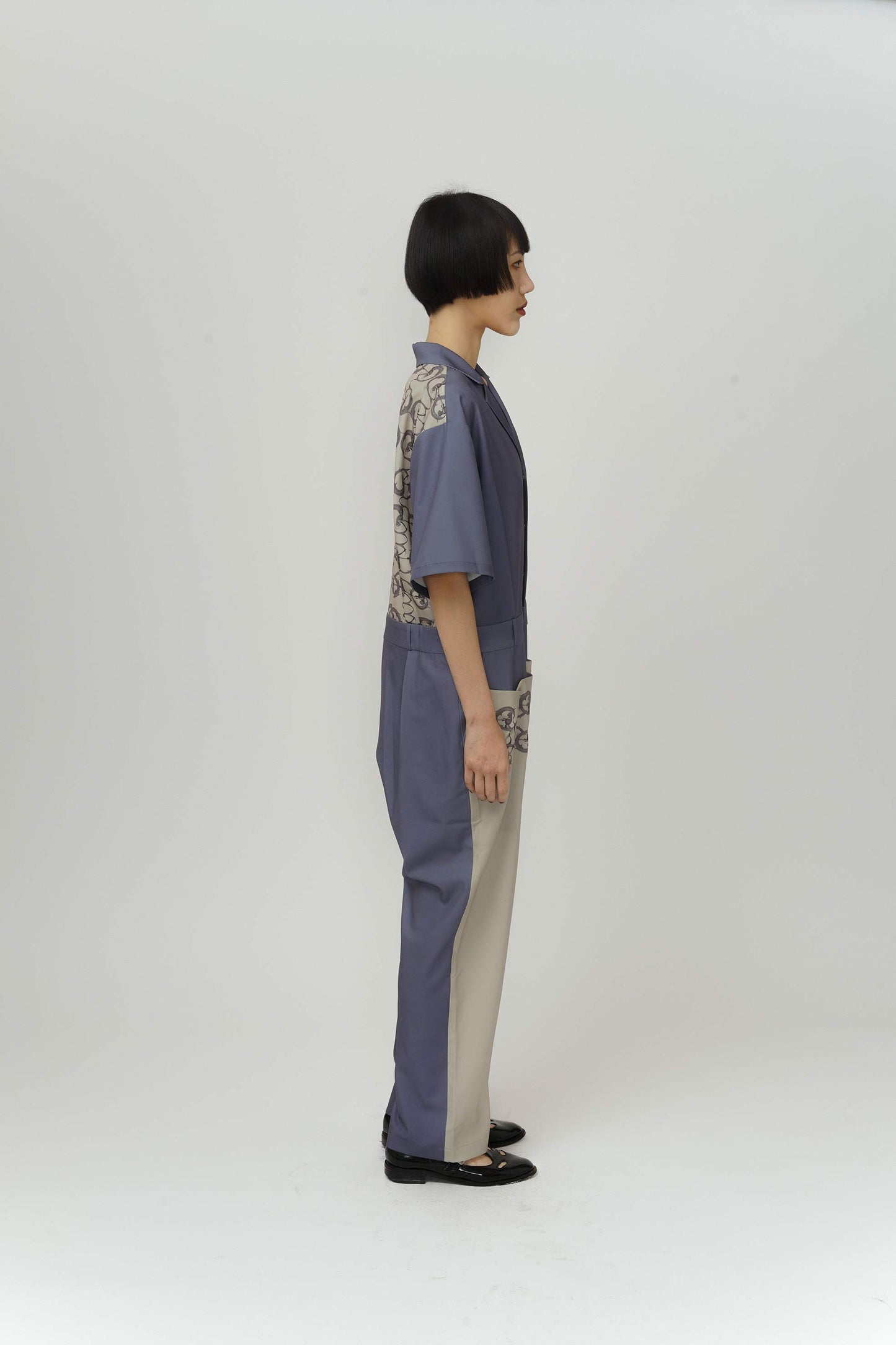 Unisex Mermaid print jumpsuit