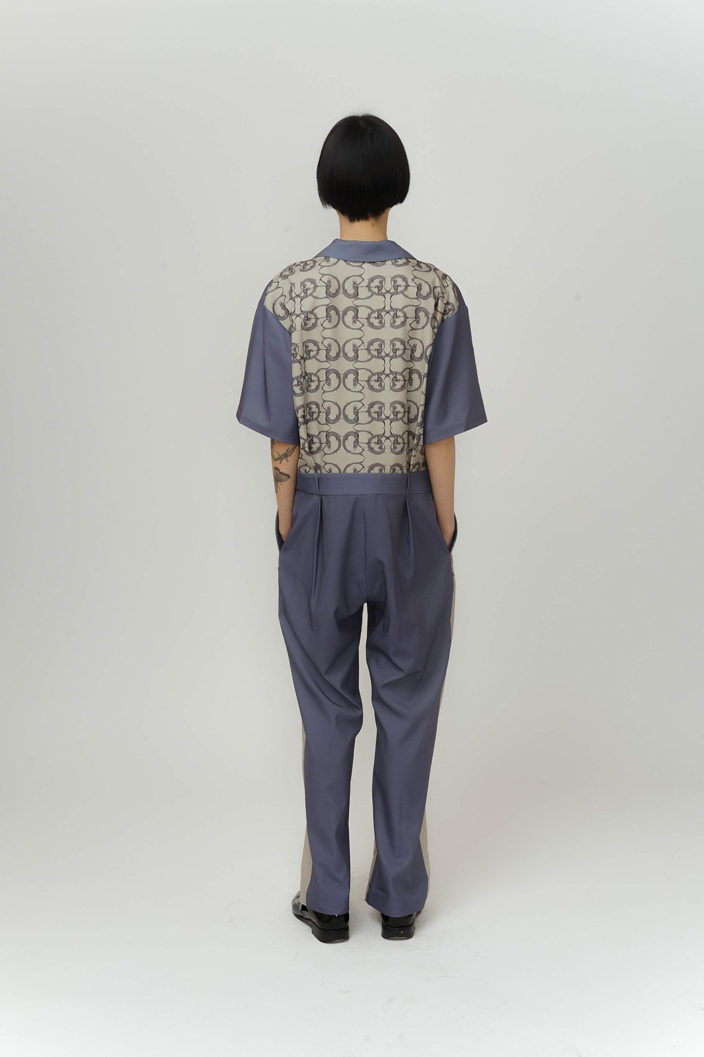 Unisex Mermaid print jumpsuit