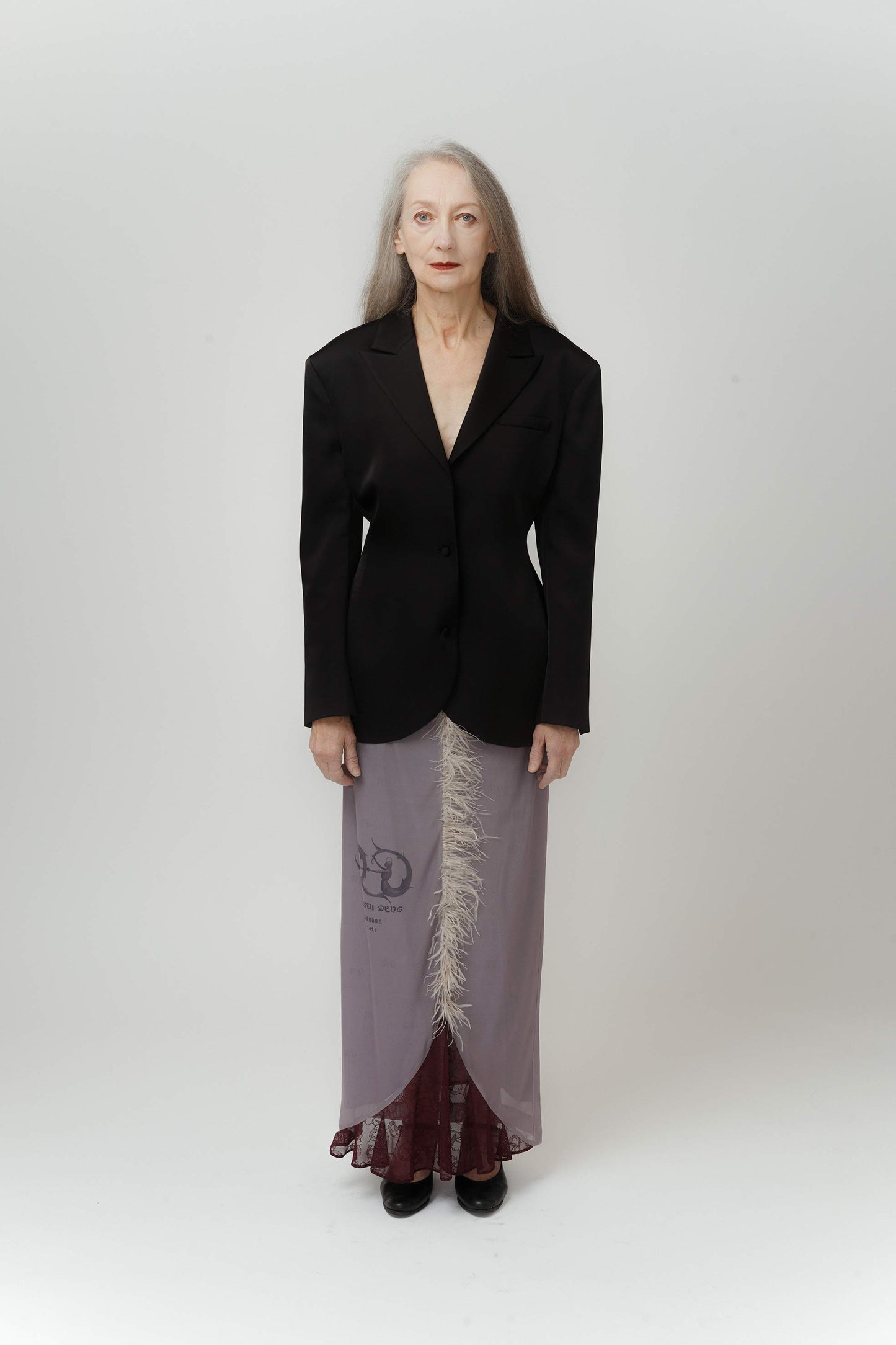 Architectural-silhouette Blazer