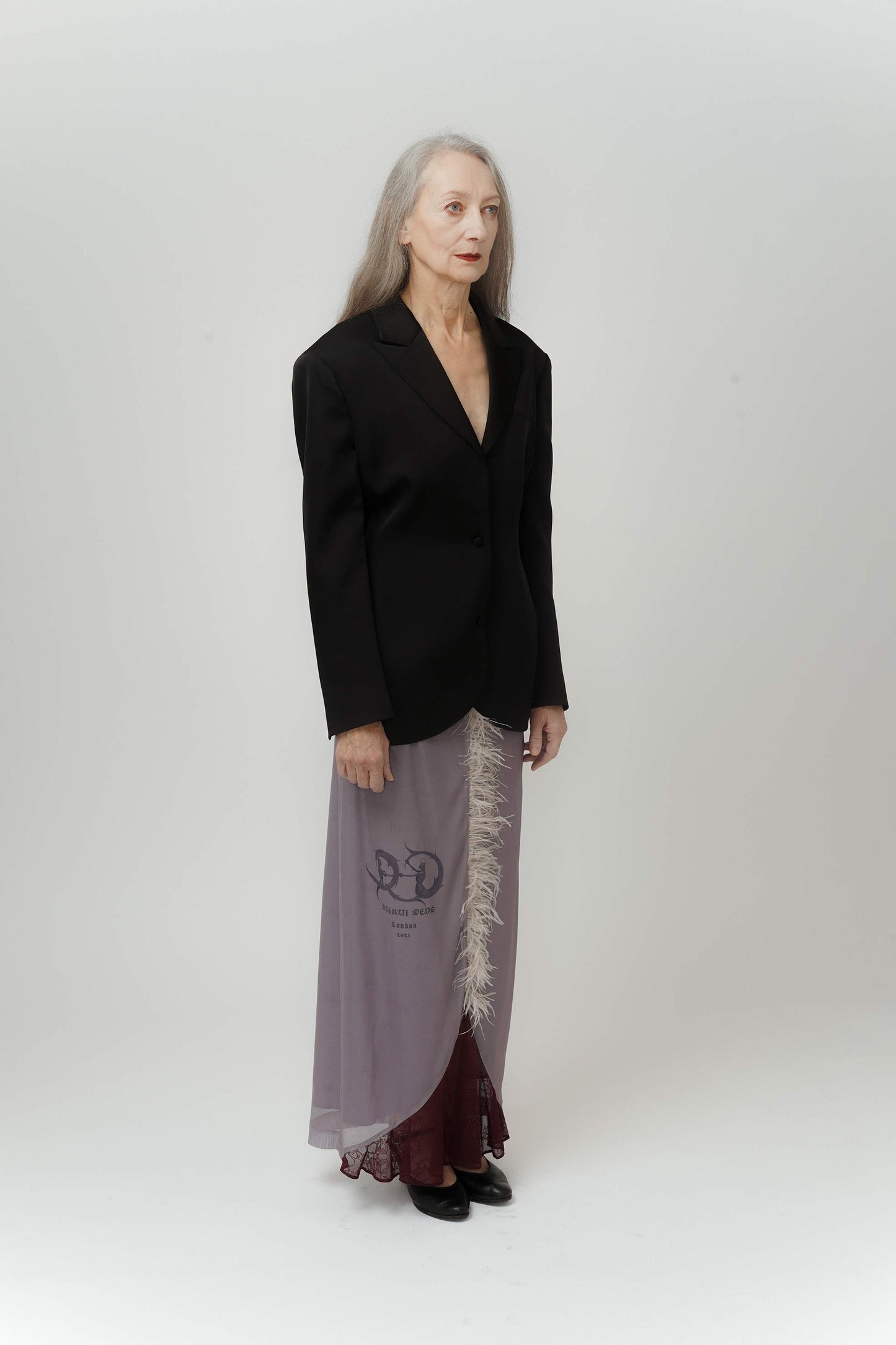 Architectural-silhouette Blazer