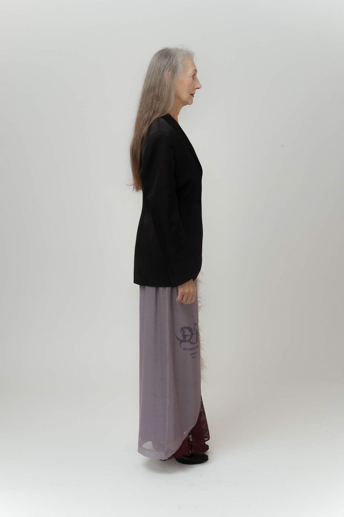 Architectural-silhouette Blazer