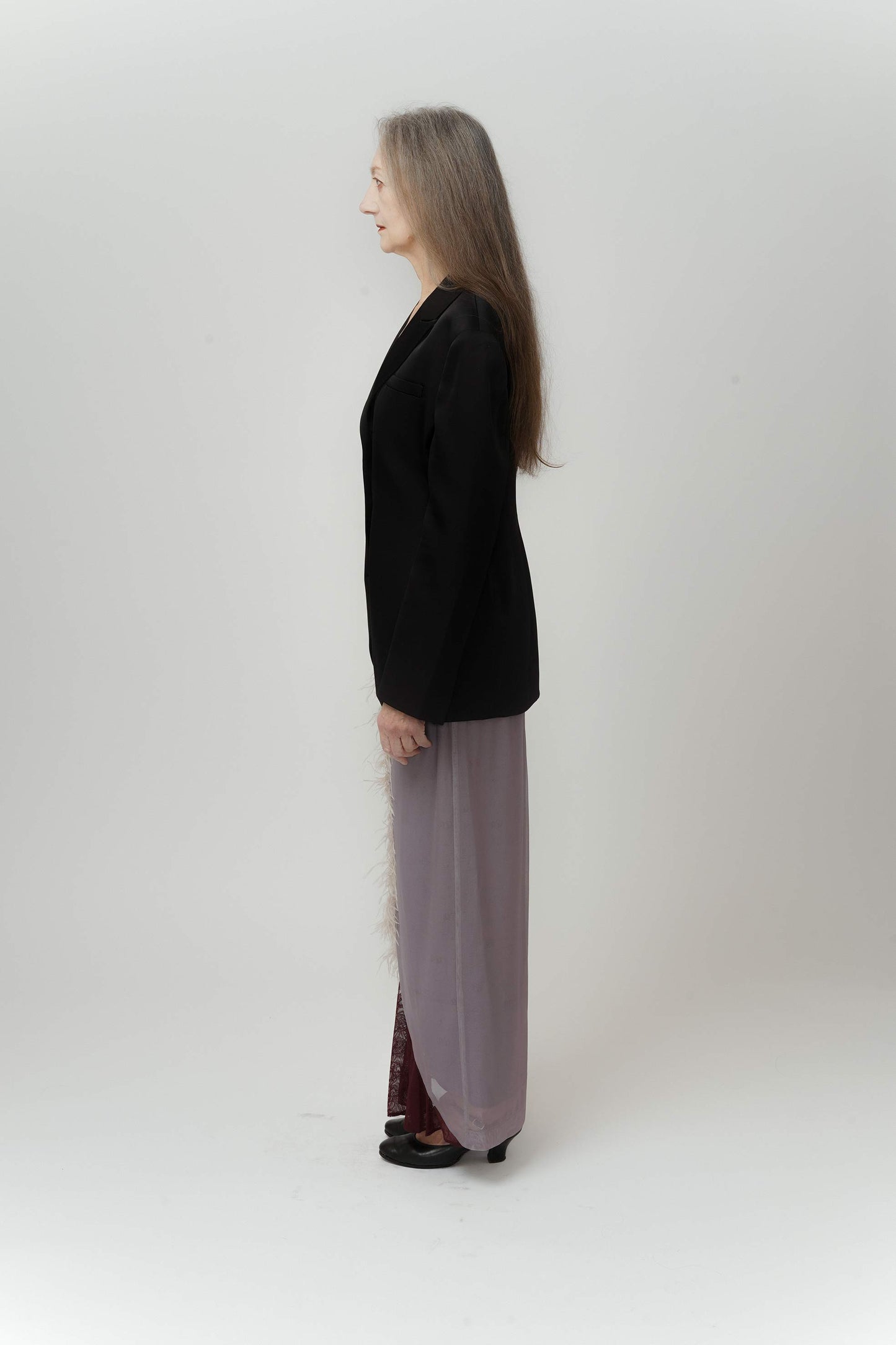 Architectural-silhouette Blazer