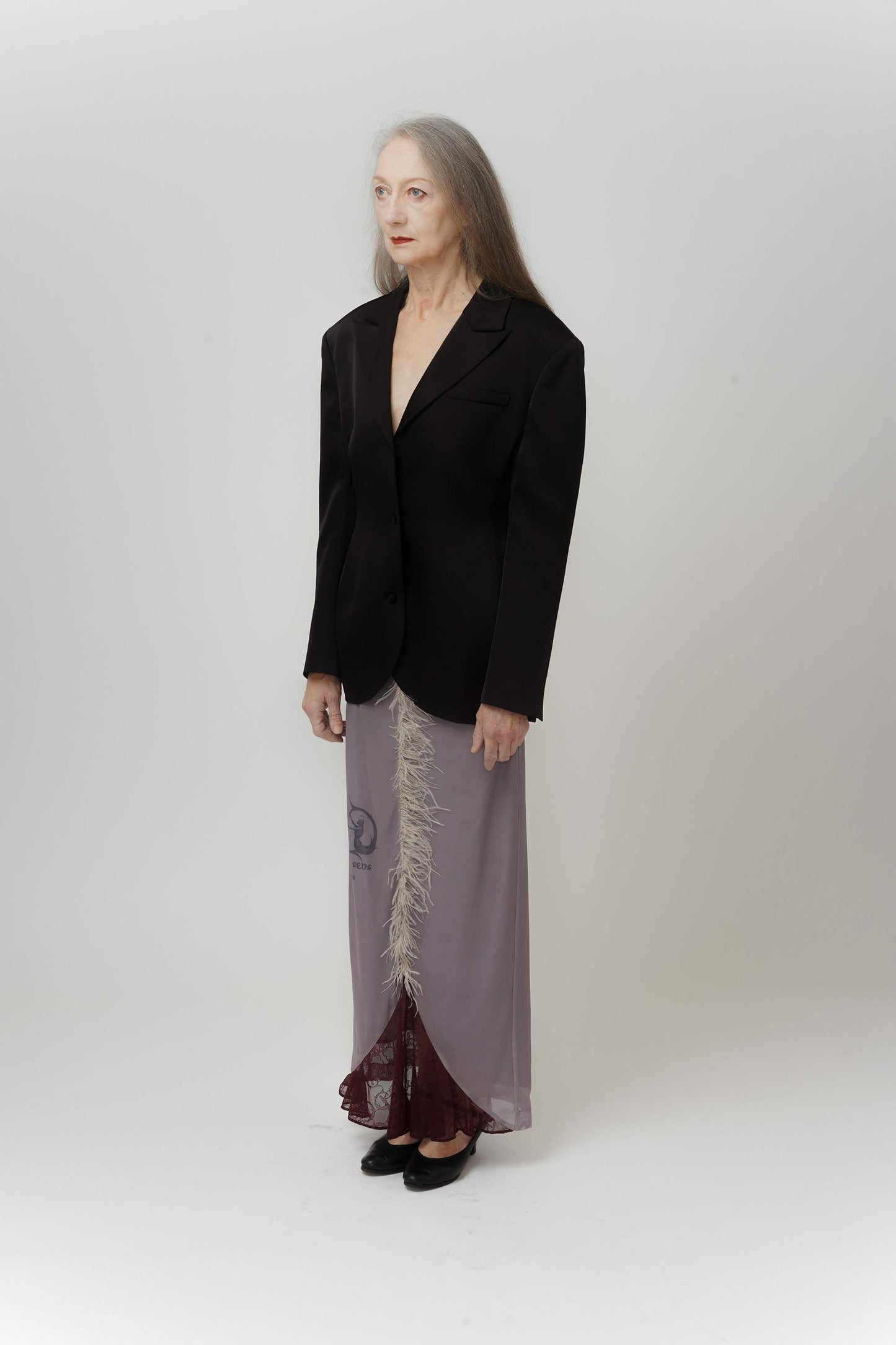 Architectural-silhouette Blazer