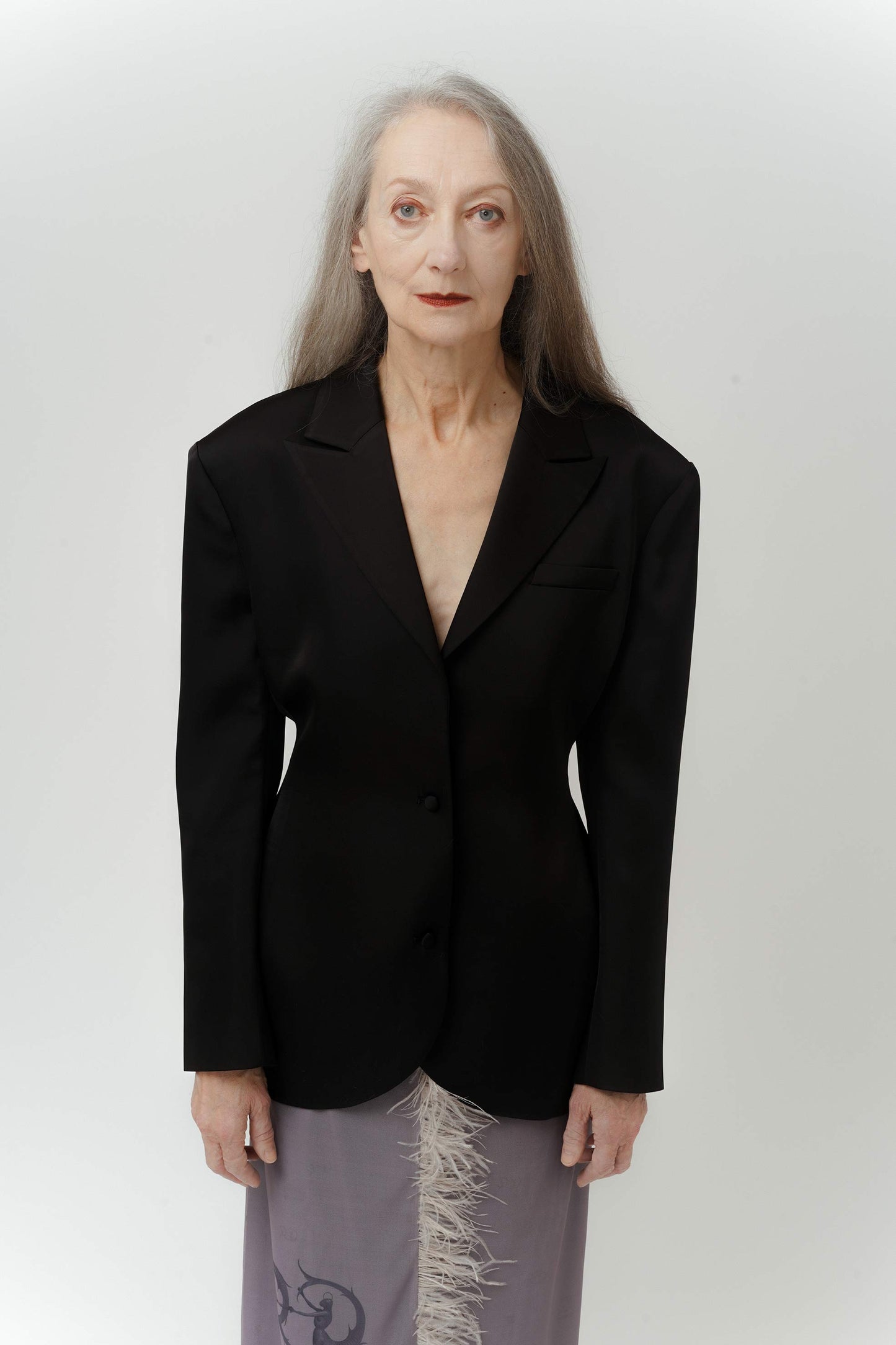 Architectural-silhouette Blazer