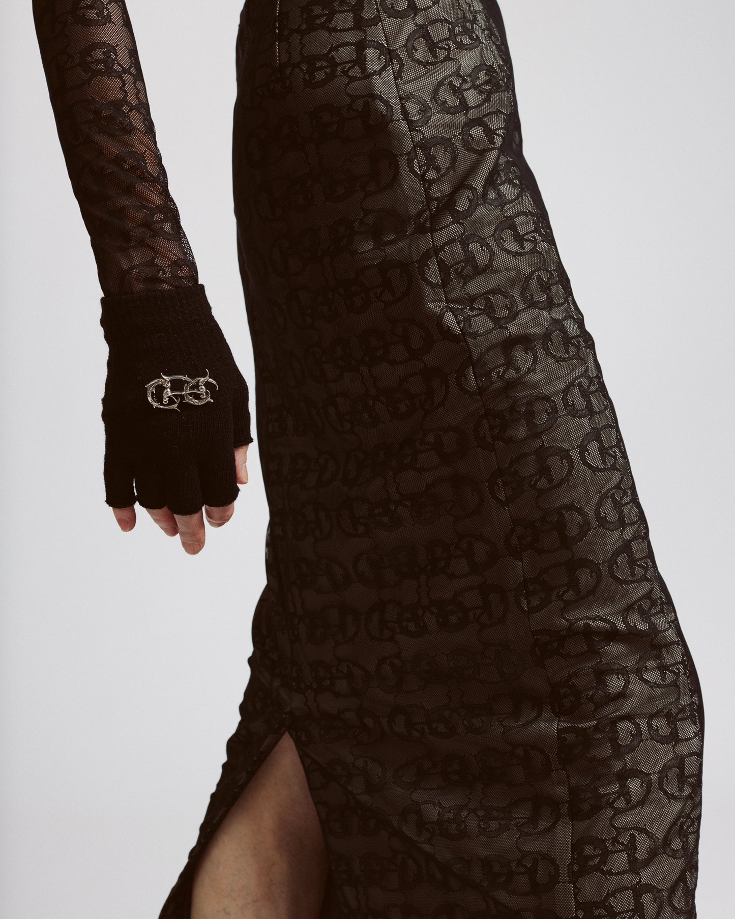 Signature Lace Midi Skirt