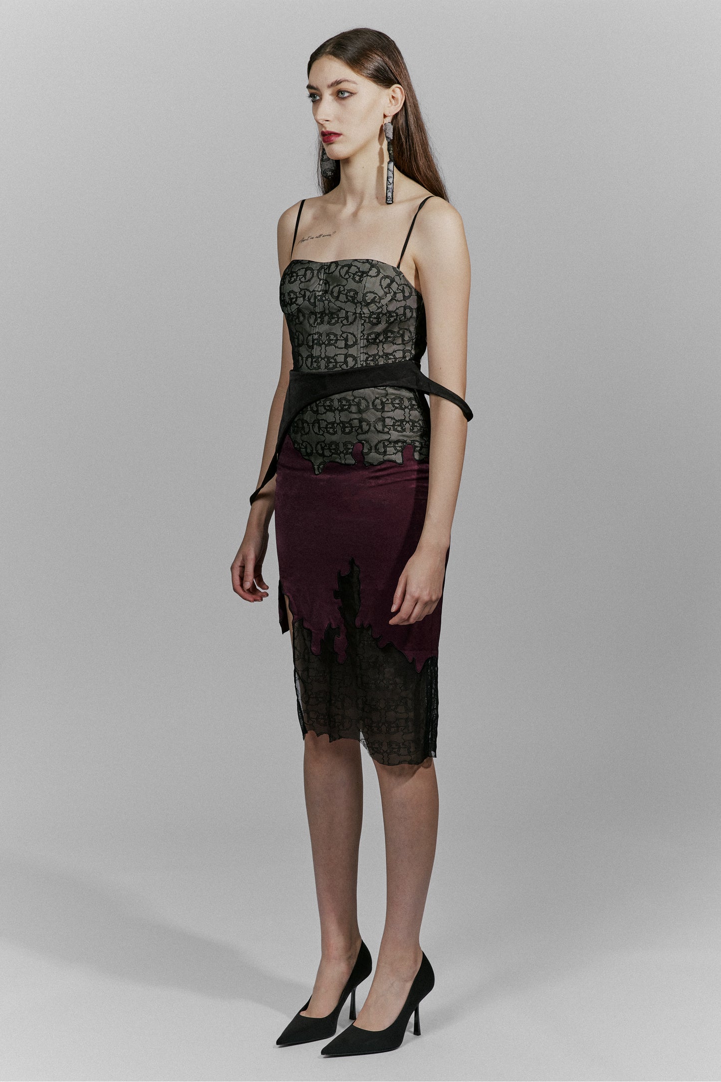 Half-sling Tube Top Dress