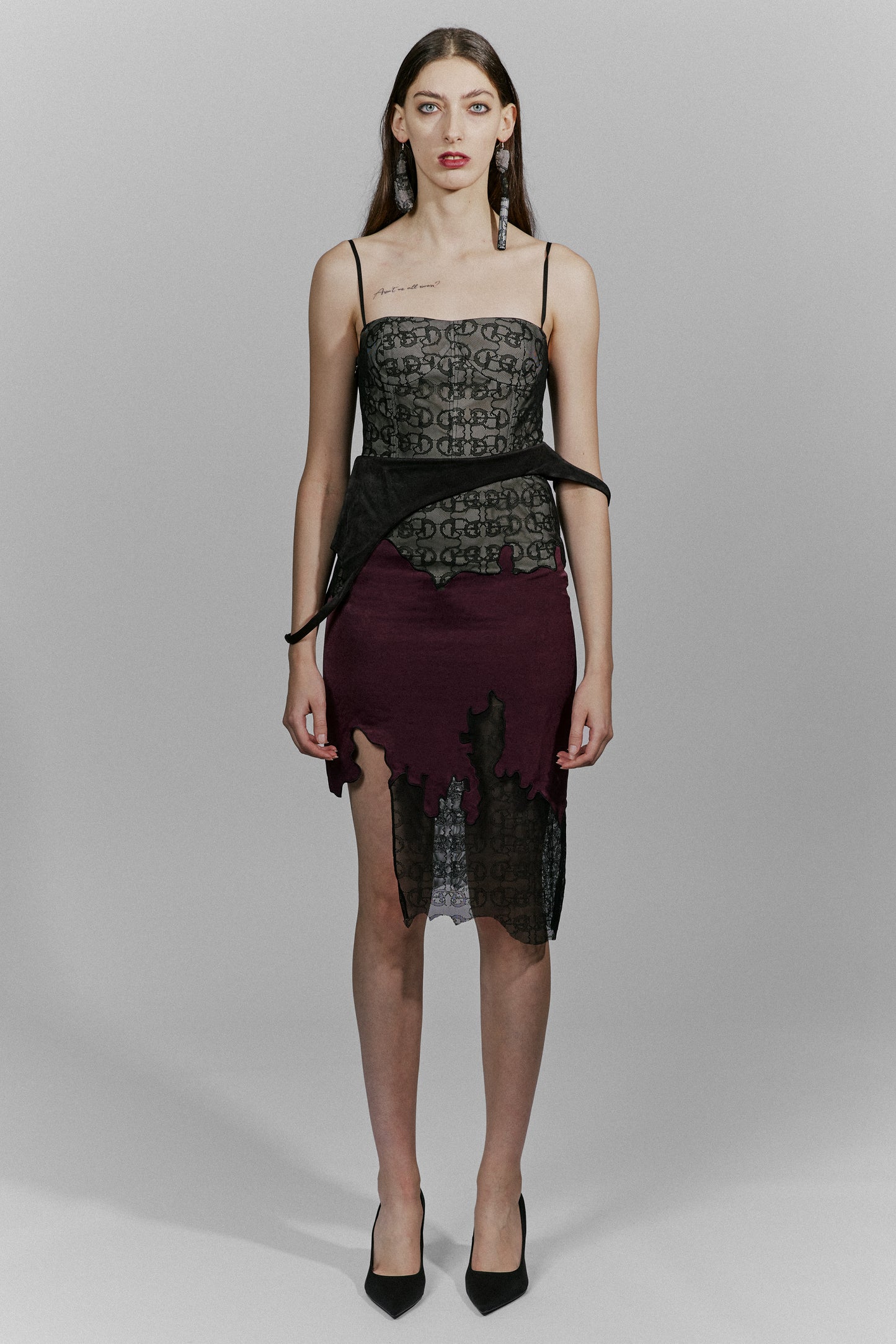 Half-sling Tube Top Dress