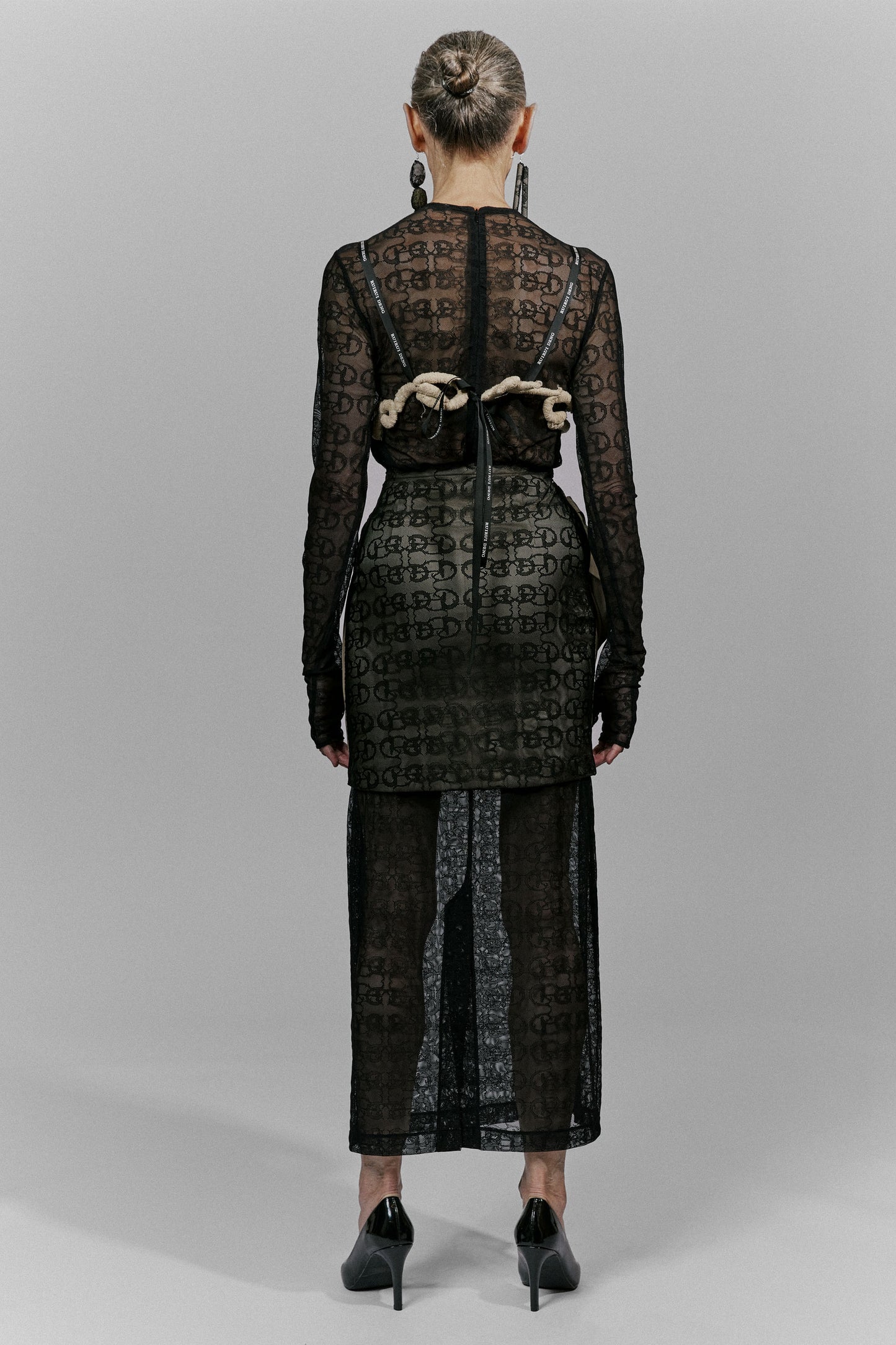 Mid-Waist Midi Skirt