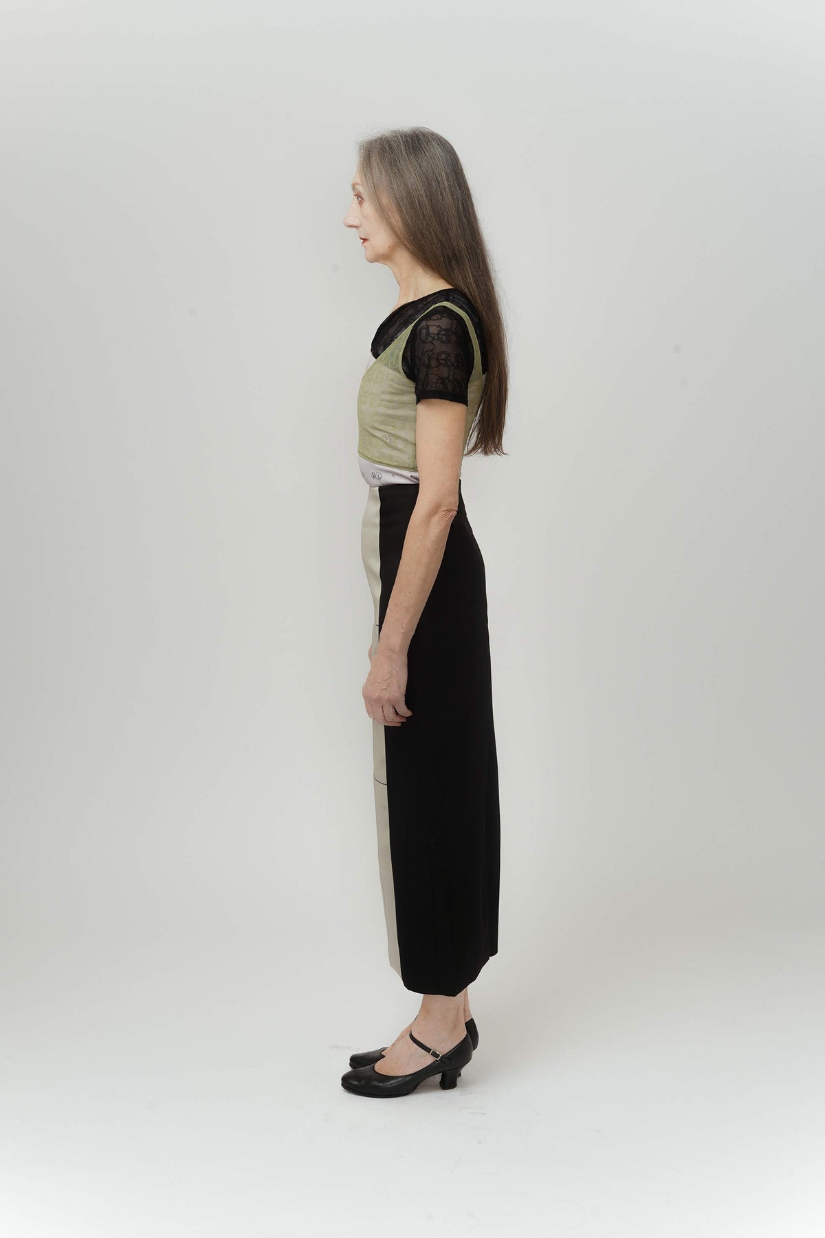 Signature Satin Midi Skirt