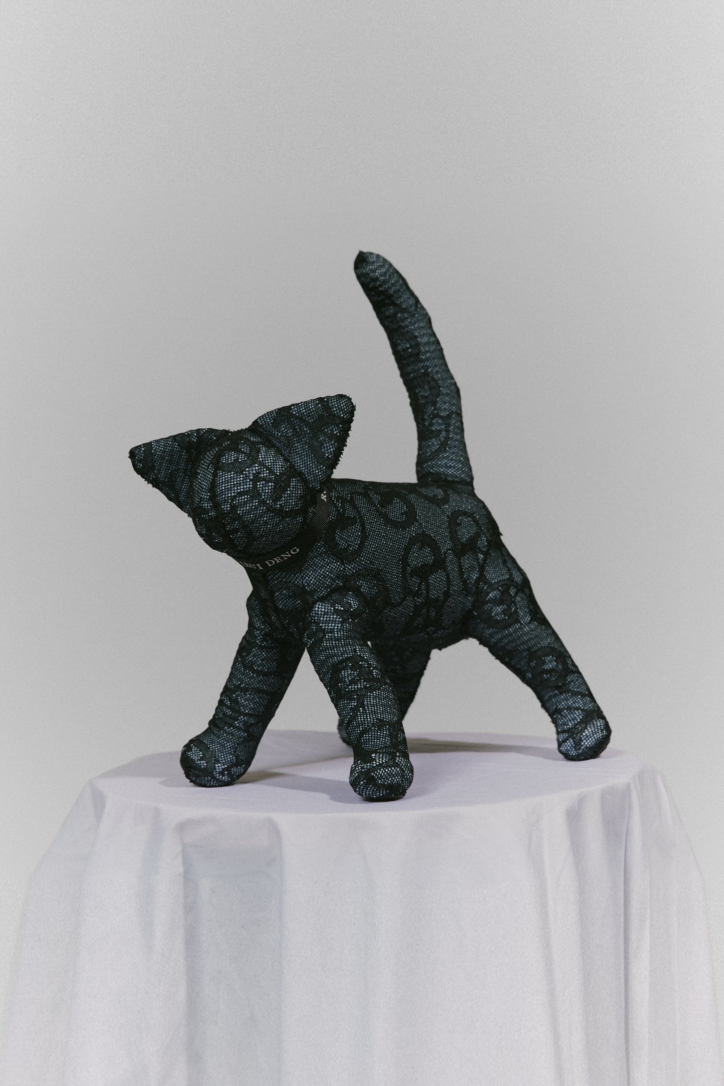 Lace Crocheted Cat